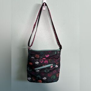 Harajuku Lovers Gwen Stefani Y2K Crossbody Black Nylon Small Bag